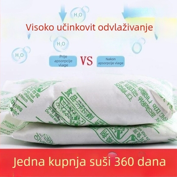 Torba za dehumidifikaciju s blokom vapna za unutarnju upotrebu — može se objesiti, pogodna za sobe, garderobe i domove