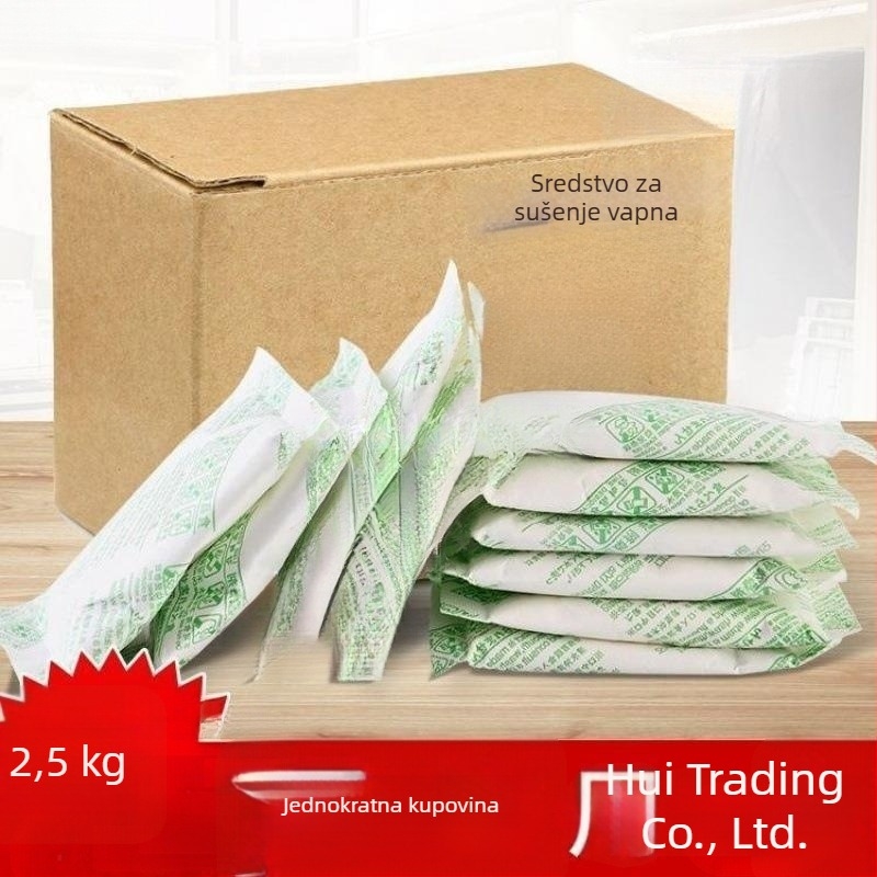 Torba za dehumidifikaciju s blokom vapna za unutarnju upotrebu — može se objesiti, pogodna za sobe, garderobe i domove