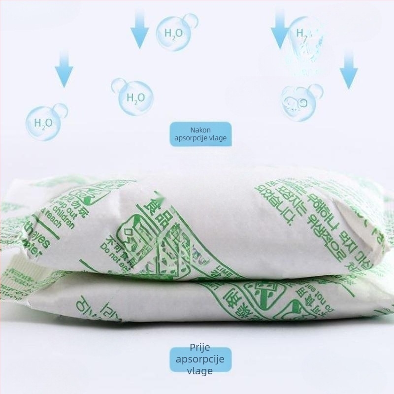 Torba za dehumidifikaciju s blokom vapna za unutarnju upotrebu — može se objesiti, pogodna za sobe, garderobe i domove