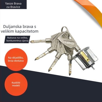Cilindar zaključavanja za staklena i podna vrata – bakar, model yz, Yaoze, moderni minimalistički stil