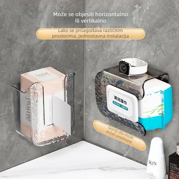 Kutija za maramice, zidna, svijetlo luksuzni stil, PET materijal, višestruka namjena (Porijeklo Zhejiang; PET materijal; zidna; svijetlo luksuzni stil; višestruka namjena)