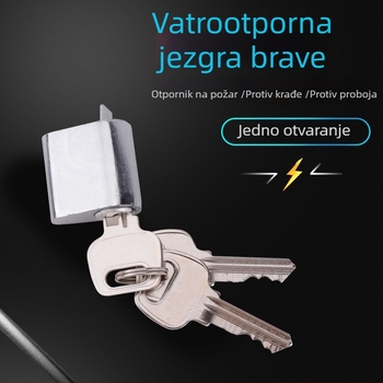 Brava cilindar za vatrogasna vrata s aluminijsko-bakrenim jezgrom, 85 g