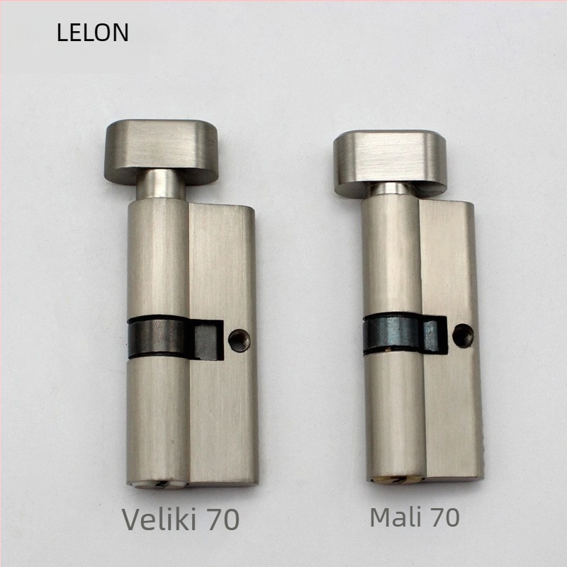 Bravni cilindar, jednostruki tip, model RCR-01X; materijal: bakar s cinkovim premazom; uključuje 3 bakrena ključa; pogodan za unutarnje vrata, spavaće sobe i drvena vrata