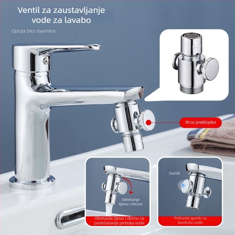 Alat za popravak curenja slavina u kuhinji i kupaonici, jednim pritiskom prekidač vode, spojnik protiv propuštanja