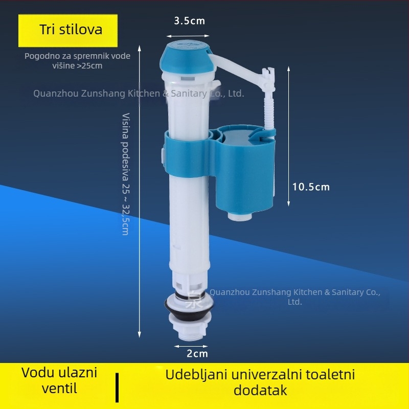 Saomao Plastična ventila za dovod vode u spremnik WC-a — teleskopski, za kućnu upotrebu, moderni minimalistički stil