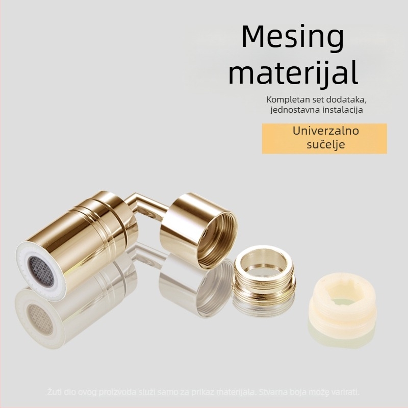 Proširivač unutarnjeg navoja slavine – bakreni aerator, adapter, moderni minimalistički stil