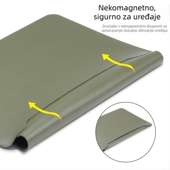 Vodootporna futrola za MacBook, karirani uzorak, unutarnja podstava od mikro velura