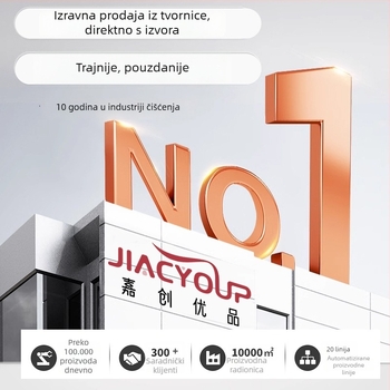 Sklopivi pravokutni kantu za mop s mikrovlaknim mopom i šipkom od nehrđajućeg čelika, nosivost iznad 10 kg