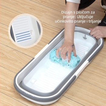 Kofa za mop – sklopiva, plastična, postotak isušivanja 90–100%, otpornost na koroziju 4.0–4.9