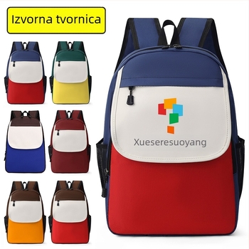 Djeca školska torba s prilagođenim logom, Oxford tkanina, vodootporna i proširiva, ulični stil, poliester podstava, brenda Mr. Jelly