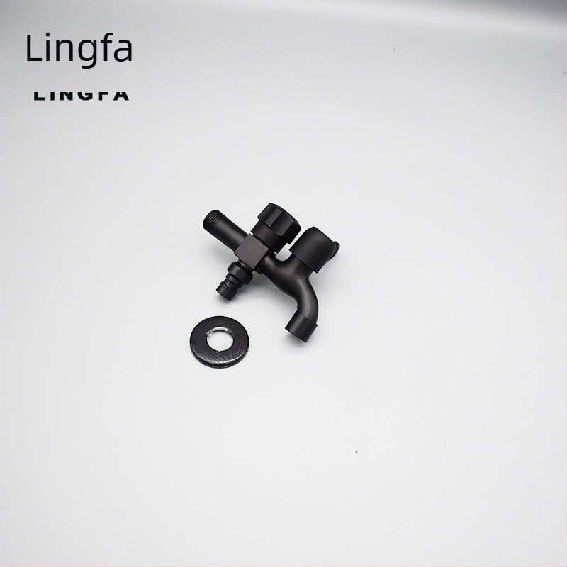 Slavina za perilicu rublja s keramičkim jezgram ventila, cinkovo-legura, zidna ugradnja, model LF1035