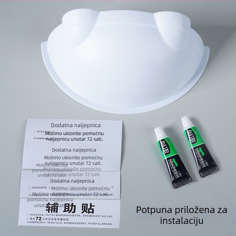 Plastični prednji pregradnik za klozet u squat stilu – sprječavanje prskanja, bez demontaže, minimalna udaljenost otvora: 1, promjer cijevi: 1, bez spremnika vode