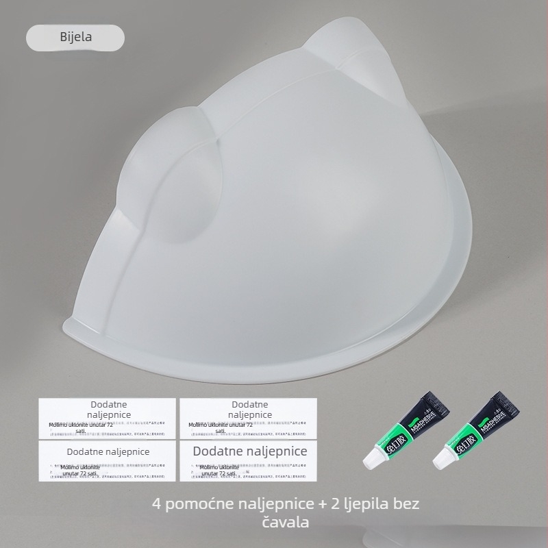 Plastični prednji pregradnik za klozet u squat stilu – sprječavanje prskanja, bez demontaže, minimalna udaljenost otvora: 1, promjer cijevi: 1, bez spremnika vode