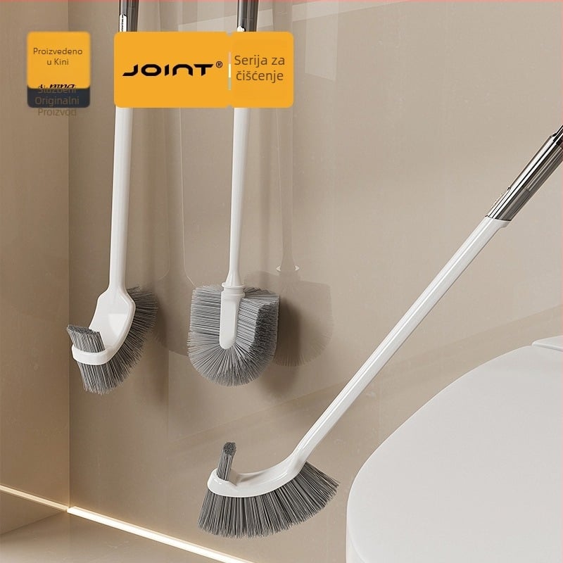 Četka za WC od plastike, duga drška, četvrtasta glava, 146 g