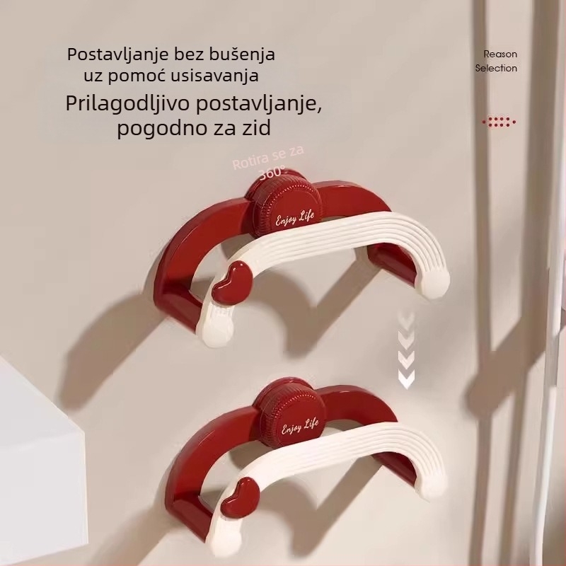 PP polica za umivaonik s vakuum pričvršćiteljem, na zid, izvučna, bez bušenja, kupaonica pohrana i odvodnja