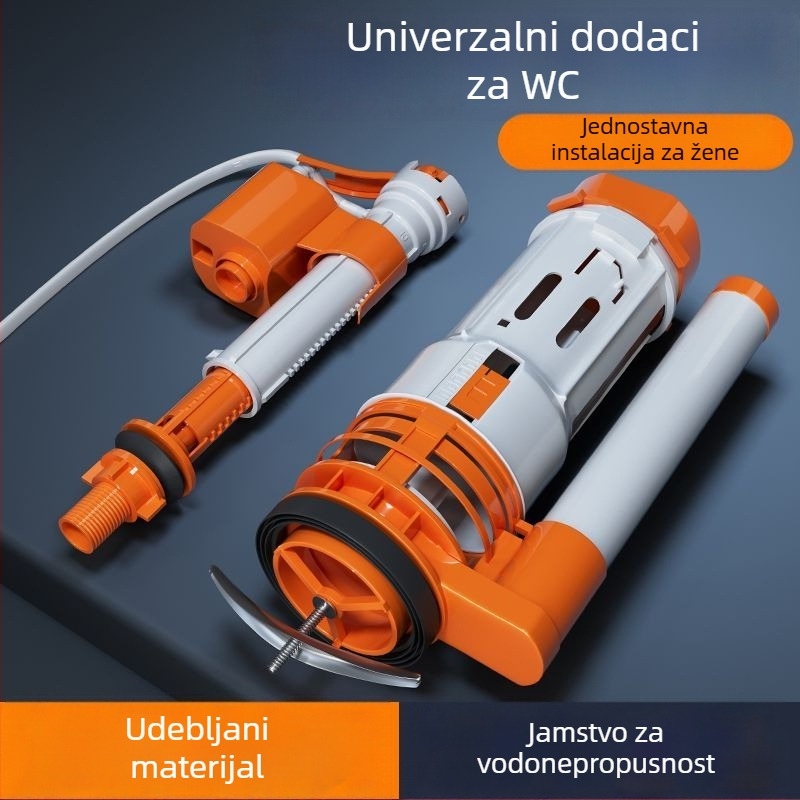 Toaletni vodovodni dijelovi – PP materijal, pritisni za ispiranje, moderan stil, dijelovi cijevi za ispiranje, Mu Pavilion