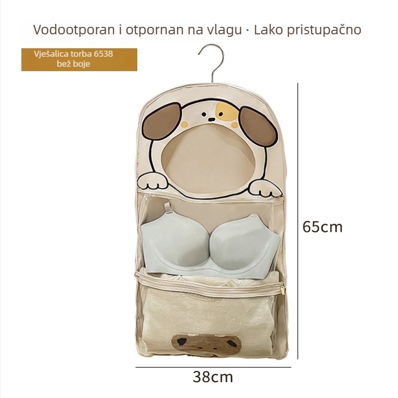 Crtić stil zidni organizator za pohranu – za donje rublje i kozmetiku, EVA + poliester, model 01b1608, višestruka namjena