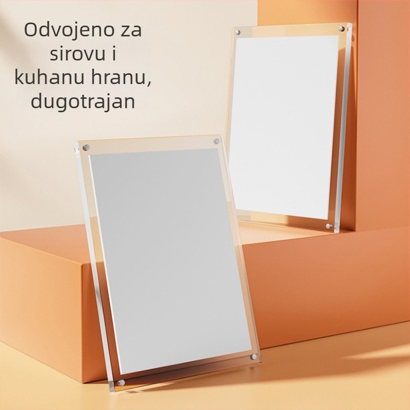Set daski za rezanje od pšenične slame, dvostrane, protuklizne, antibakterijske, otporne na plijesan