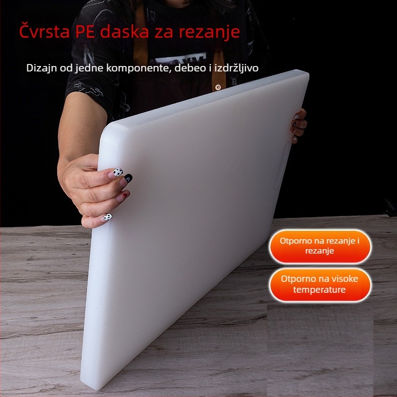 Daska za rezanje od PE plastike, protuklizna kuhinjska površina za voće i povrće, moderni minimalistički dizajn