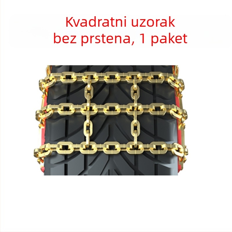 T-oblike anti-skid lanci za automobile, čelični, universalni za aluminijske felge, gume 165-275, težina 3-13 kg