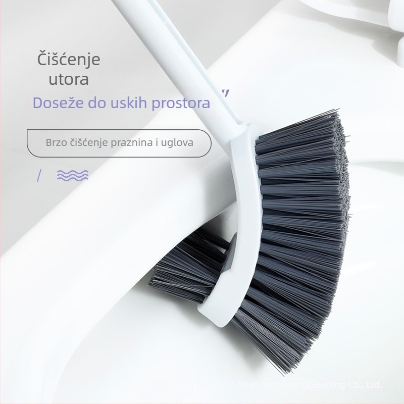 Toaletna četka, dugačak držak, zidna montaža, plastika, 0,16 kg, 1 kom