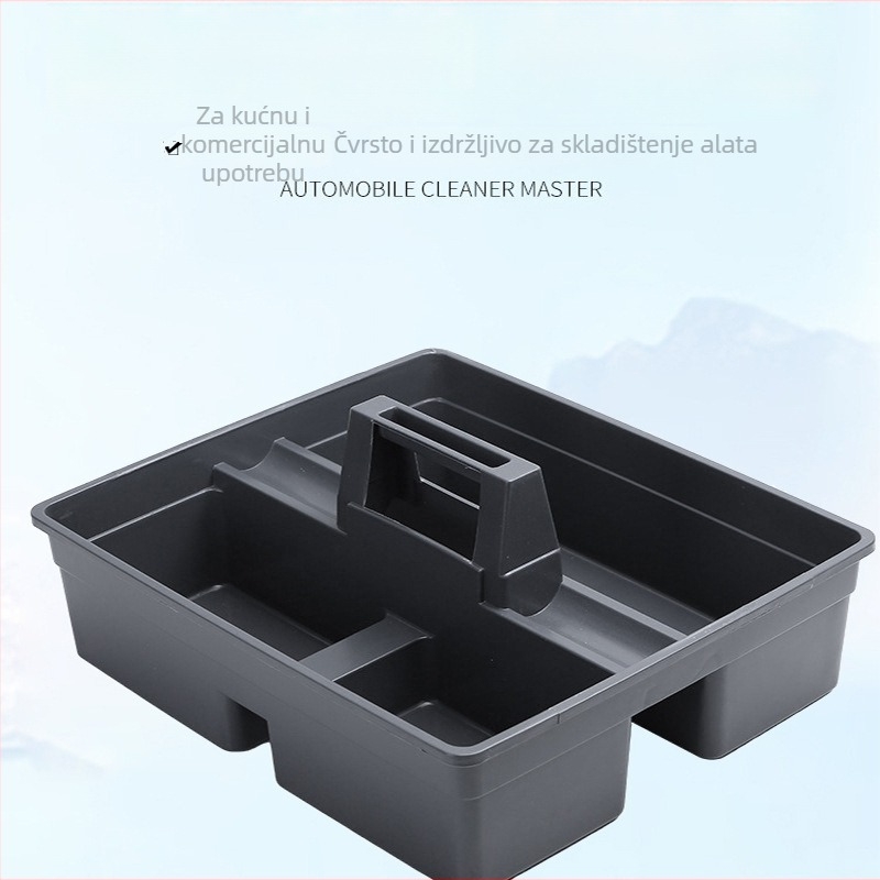 Plastični koš za odlaganje s tri odjeljka – ojačani dizajn za čišćenje, za kućnu i hotelsku upotrebu