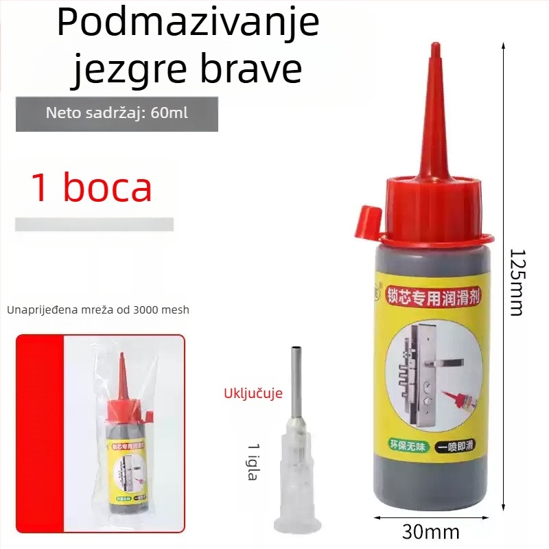 Mazivo za bravu na vratima s grafitnim prahom – Hangge, model: Drugo, opseg primjene: Drugo