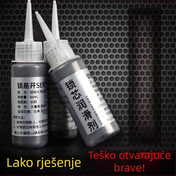 Mazivo od grafitnog praha za brave na vratima — ultra-fini grafitni prah za kućna vrata protiv krađe