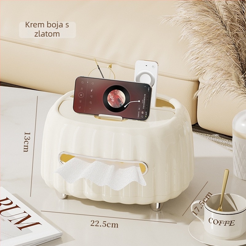 Forget One Thing Ofl8822 Stolna kutija za maramice — plastika, Vodootporna, Višenamjenska, Paket od 5 komada, Lagani luksuz