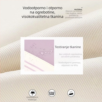 Školska torba na kolica velike kapacitete (Oxford platno, prozračna, vodootporna, ultra lagana, remen s jastučićem zraka)