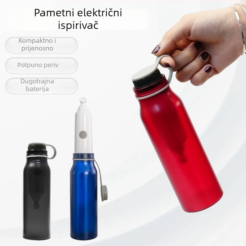 Prijenosni Type-C električni irigator za intimnu higijenu, raspršivač s tri brzine, može se spojiti s bocom mineralne vode, ABS+PC, Fulin