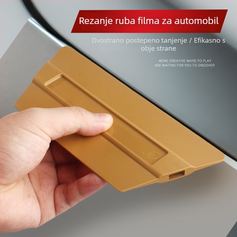 Trapezno oblikovan plastični škrabac za autofolije Baiyahu, prilagodljiv