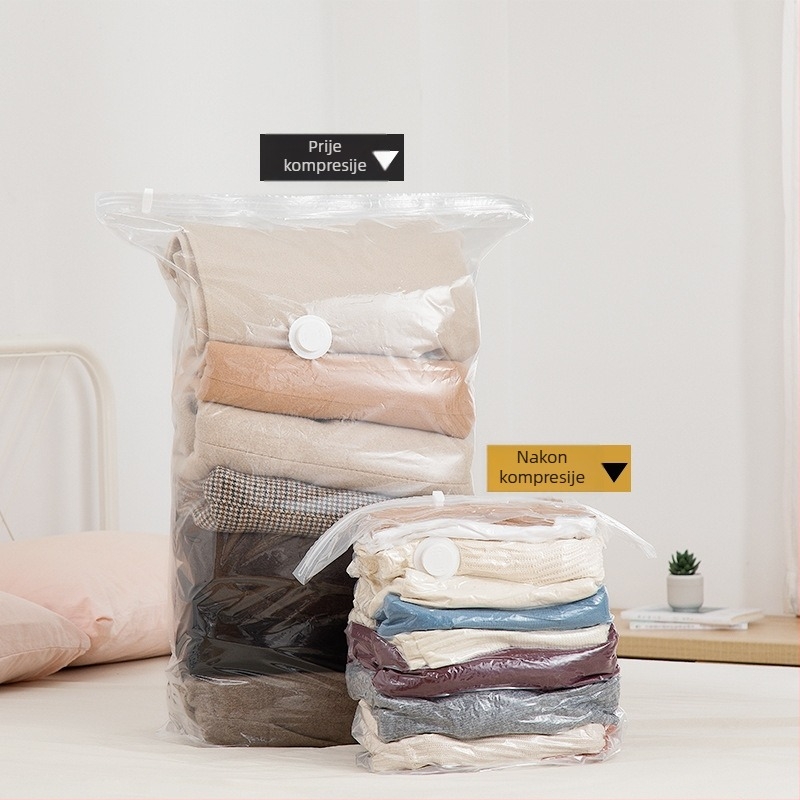 Han Feizi vakuumska torba za kompresiju odjeće, PA-PE materijal, 3D usisni tip, s pumpom