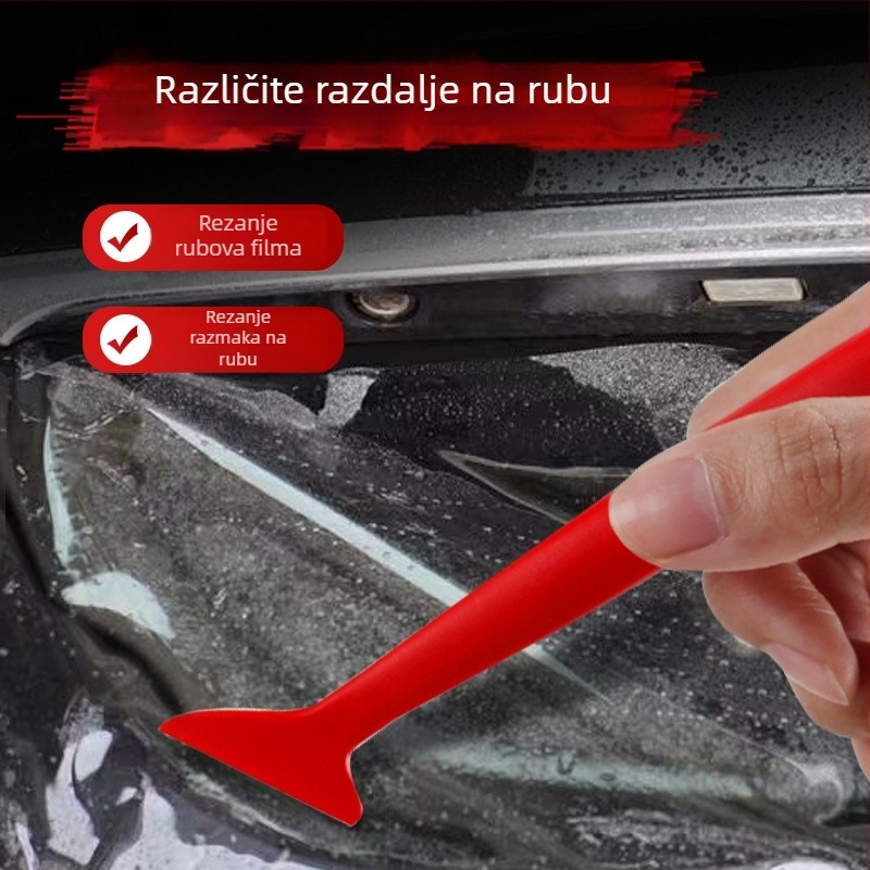Set alata za nanošenje automobilske folije, pet dijelova, ručni alat za nanošenje folije, plastično kućište