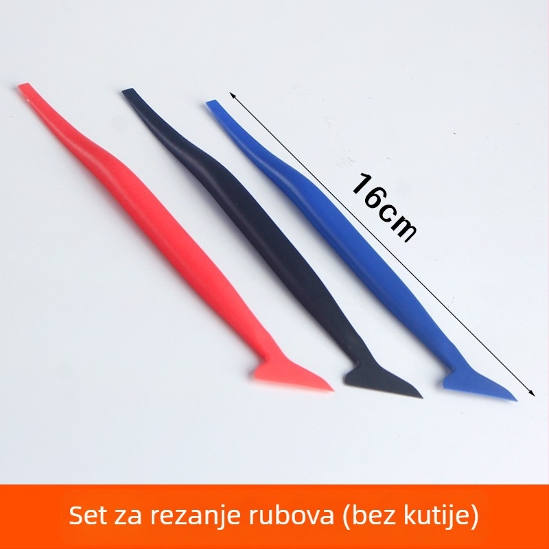 Set alata za nanošenje automobilske folije, pet dijelova, ručni alat za nanošenje folije, plastično kućište