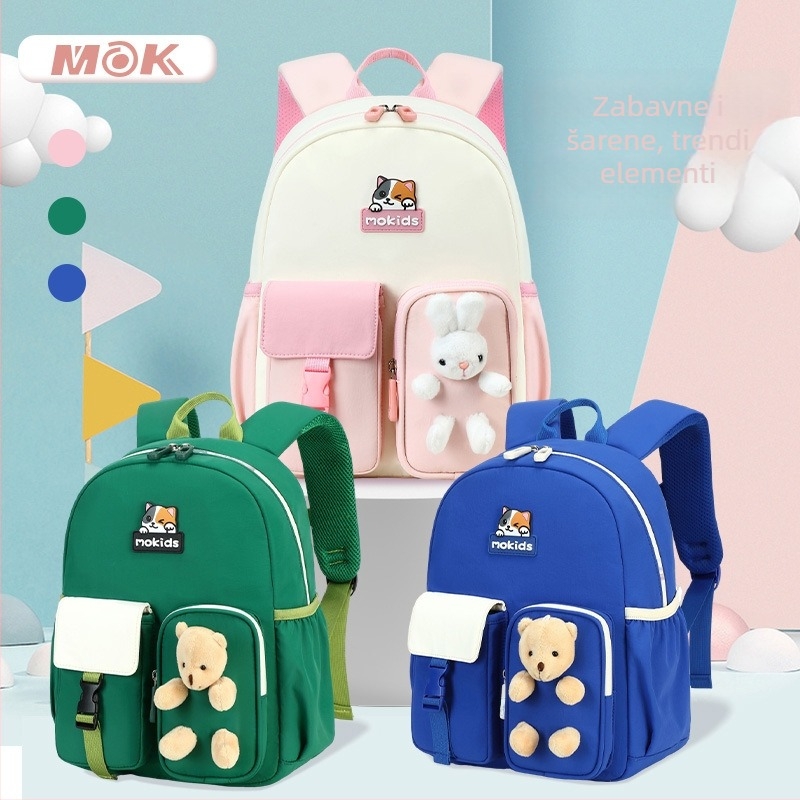 Dječji školski ruksak od Oxford platna, lagan i prozračan, s jastučićem na remenima, otporan na habanje, poliester podstava