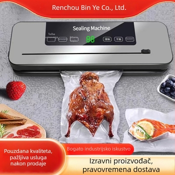 Mašina za vakuumsko pakiranje hrane, plastično zatvaranje, ABS kućište, 100 W, AC napajanje, kapacitet do 500 ml