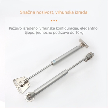 Pneumatska šipka s gumom glavom za ormare s preklopnim vratima, 100N, metal