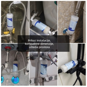 Filter element Briette – PP pamuk; za WC, perilicu, tuš i bojler; uklanja hrđu i sediment