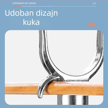 Teleskopska sušilica za rublje za dom i balkon, PP + aluminijska legura, lansiranje 2025, bez marke