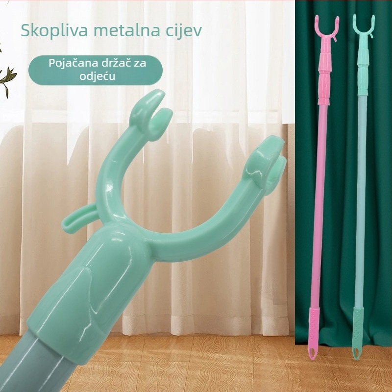 Izvlačna šipka za sušenje od nehrđajućeg čelika za balkon – metal, namjena: balkon, moderni minimalistički stil