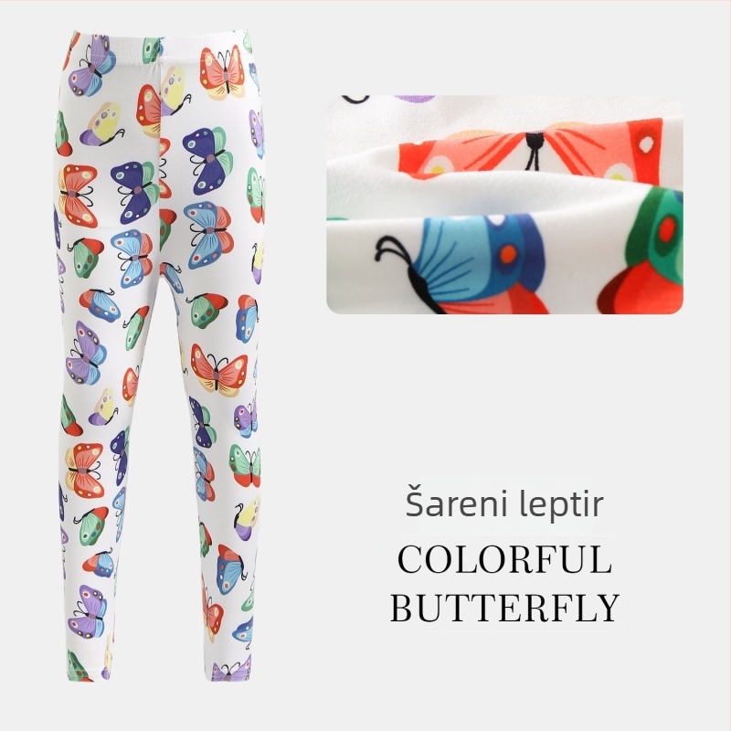 Dječje cropped hlače za ljeto: lagane i prozračne, poliester, niska struka s elastičnim pojasom, za djecu 3–8 godina