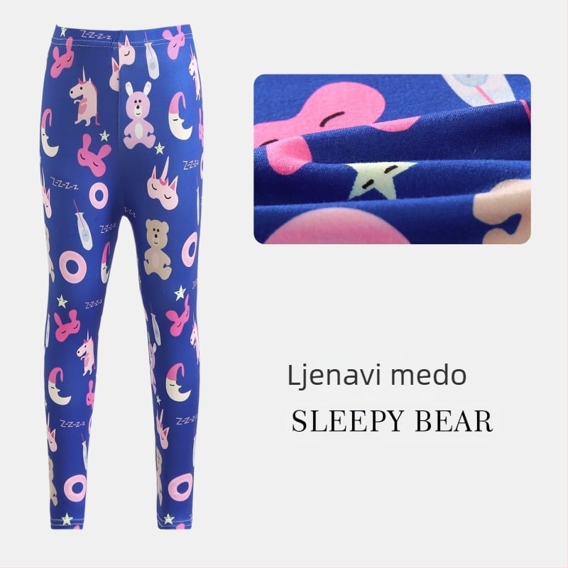 Dječje cropped hlače za ljeto: lagane i prozračne, poliester, niska struka s elastičnim pojasom, za djecu 3–8 godina