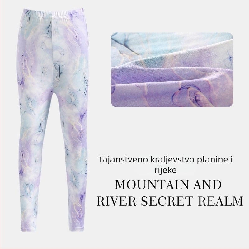 Dječje cropped hlače za ljeto: lagane i prozračne, poliester, niska struka s elastičnim pojasom, za djecu 3–8 godina