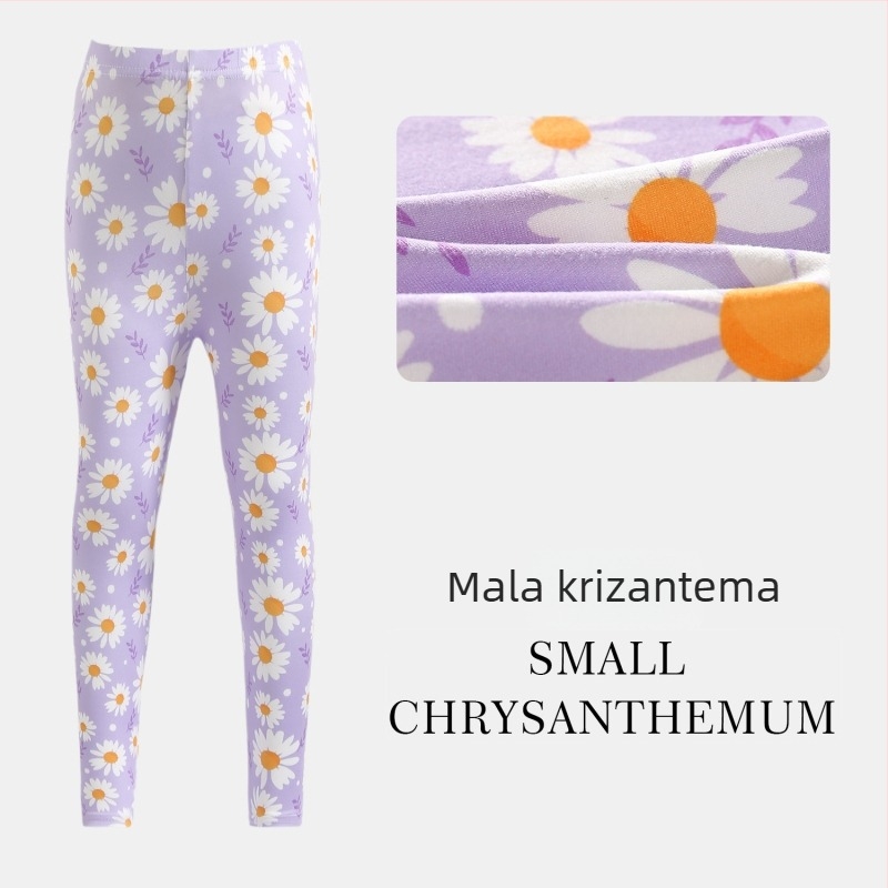 Dječje cropped hlače za ljeto: lagane i prozračne, poliester, niska struka s elastičnim pojasom, za djecu 3–8 godina