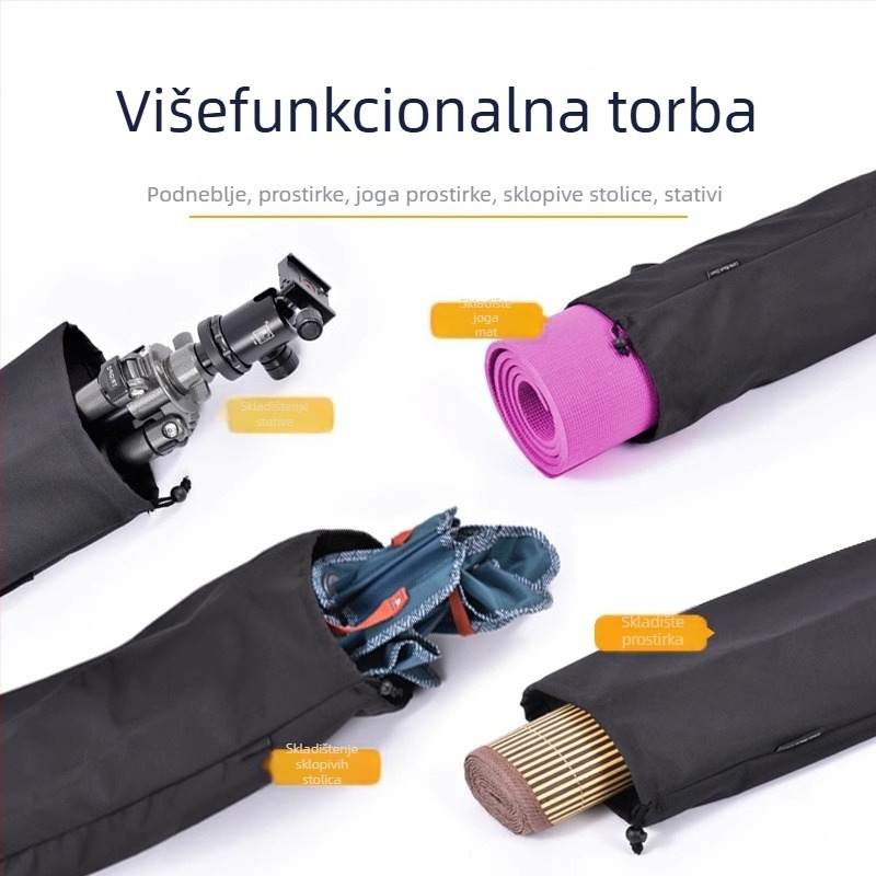 Torba za pohranu za putovanje – cilindričnog oblika, Oxford platno, model Fb14100, višestruka uporaba, stil moderni minimalistički
