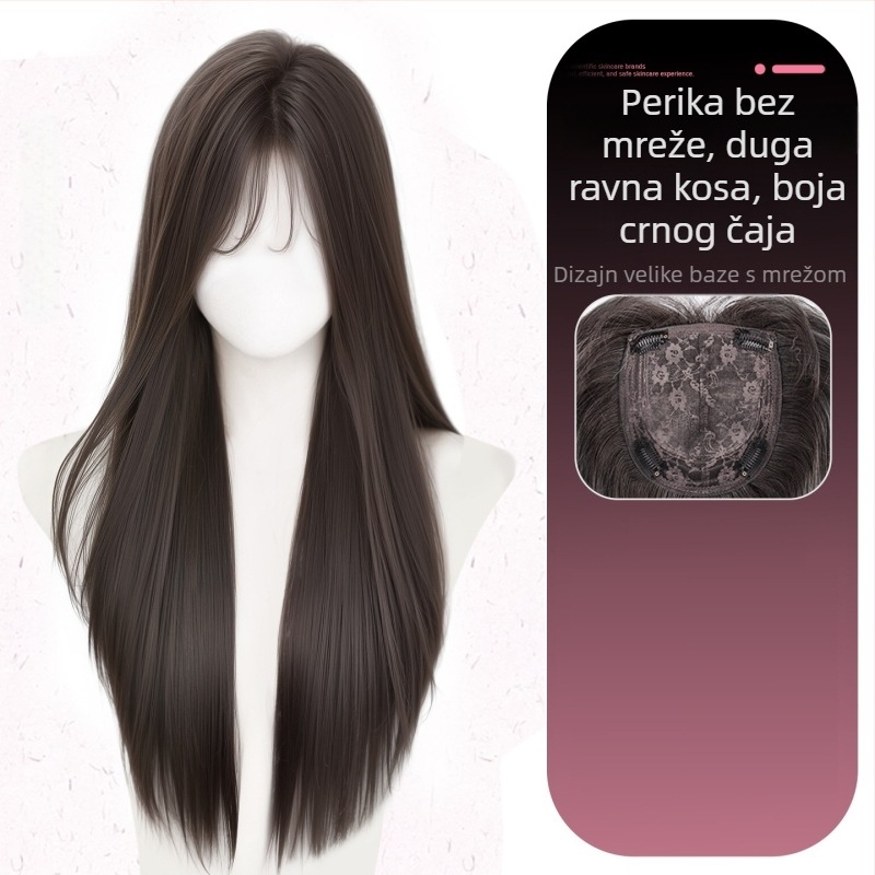 Ekstenzije za kosu za žene, volumen gornji dio, žica otporna na toplinu, mehanizam obrade, nije moguće bojati niti kovrčati