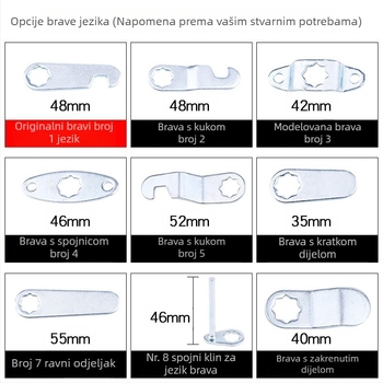 HS brava ormara – legura cinka, model 9901, za uredski namještaj, novi kineski stil