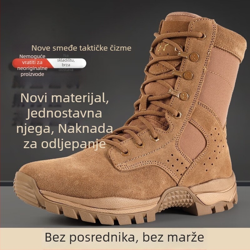 Visoke najlonske borbene cipele za odrasle, unisex, vanjska taktička obuća