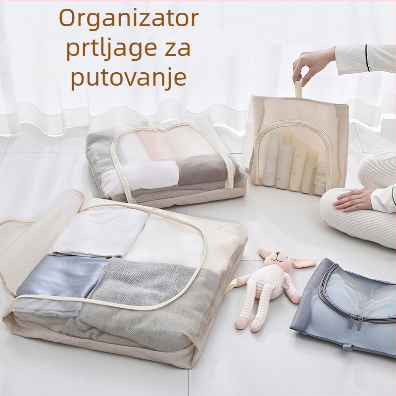 Putna mrežasta torba za pohranu u obliku kocke - Višenamjenski organizator prtljage